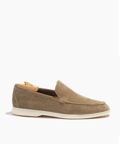 Loro Piana Summer Walk Suede Loafers