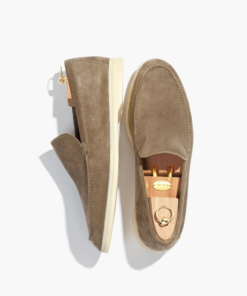 Loro Piana Summer Walk Suede Loafers