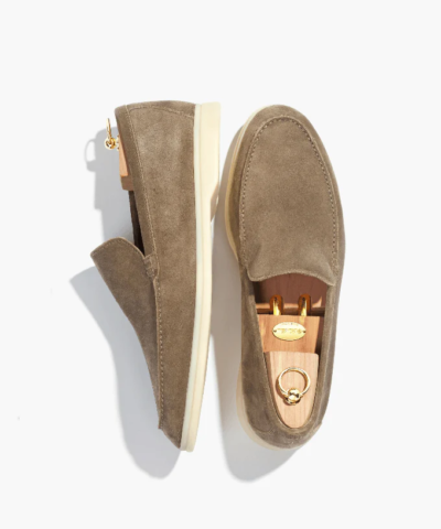 Loro Piana Summer Walk Suede Loafers