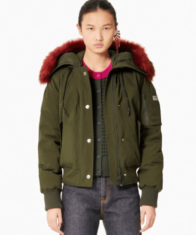 Kenzo Short Parka Jacket With Hood