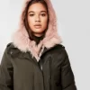 Mackage Charlene Down Parka With Removable Shearling Bib