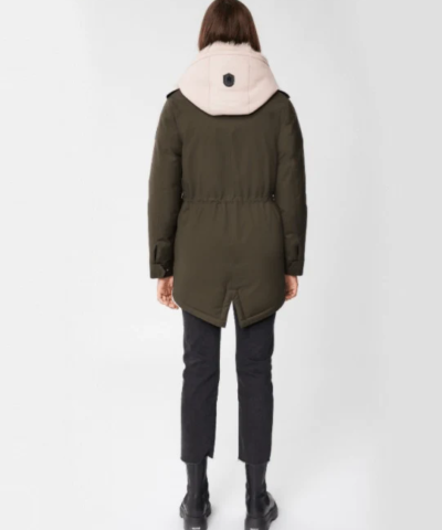 Mackage Charlene Down Parka With Removable Shearling Bib