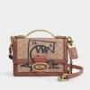 Coach Riley Top Handle 22 In Signature Canvas With Rexy By Guang Yu
