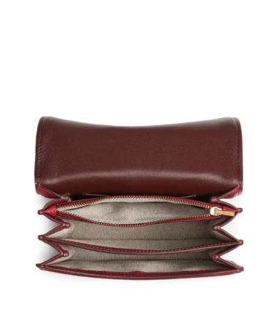 Coach Riley Top Handle 18, Burgundy