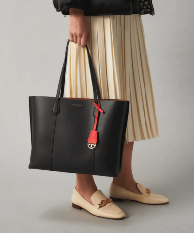 Tory Burch Perry Triple - Compartment Tote Bag, Black