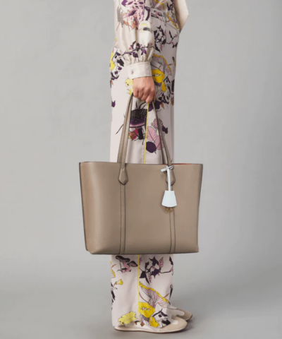 Tory Burch Perry Triple - Compartment Tote Bag, Gray Heron