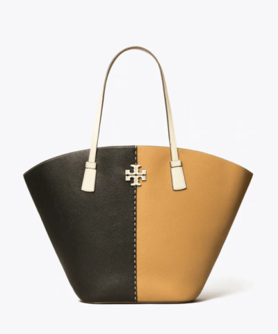 Tory Burch McGraw Color - Block Shopper Tote