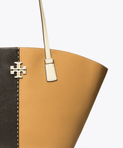 Tory Burch McGraw Color - Block Shopper Tote