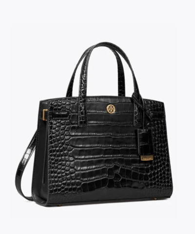 Tory Burch Walker Embossed Small Satchel