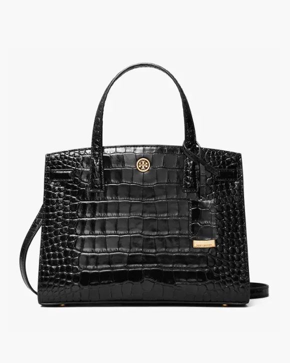 Tory Burch Walker Embossed Small Satchel