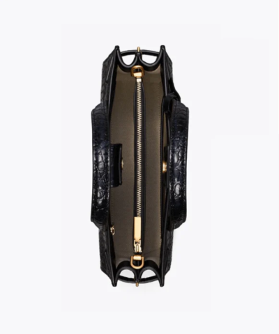 Tory Burch Walker Embossed Small Satchel