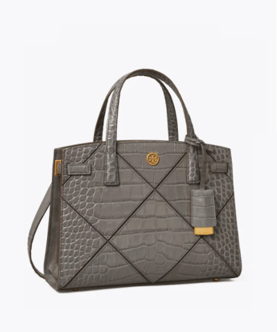 Tory Burch Walker Diamond Embossed Small Satchel