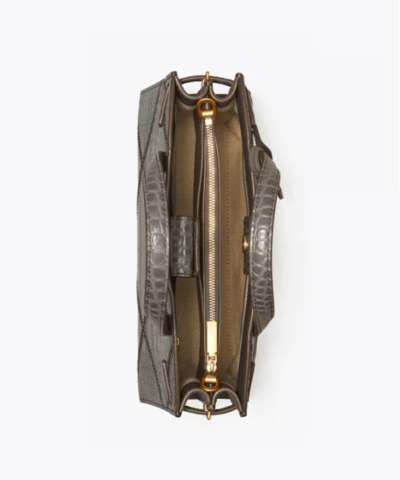 Tory Burch Walker Diamond Embossed Small Satchel