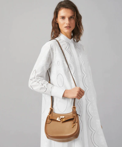 Tory Burch Lee Radziwill Small Saddlebag