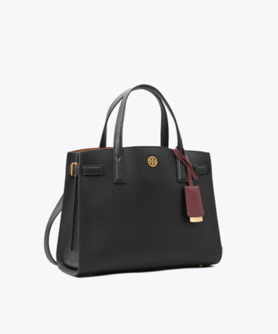 Tory Burch Walker Small Satchel, Black
