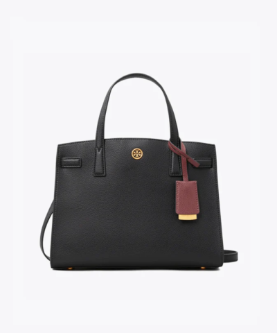 Tory Burch Walker Small Satchel, Black