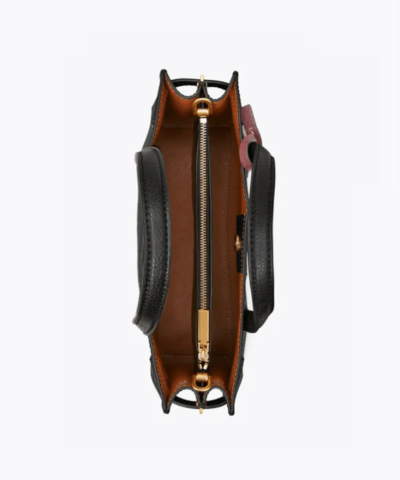 Tory Burch Walker Small Satchel, Black