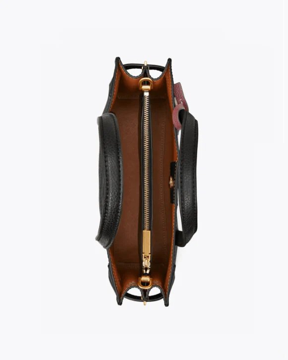 Tory Burch Walker Small Satchel, Black