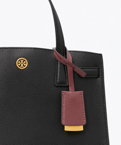 Tory Burch Walker Small Satchel, Black