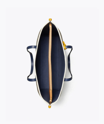 Tory Burch Perry Plaid Triple-Compartment Tote