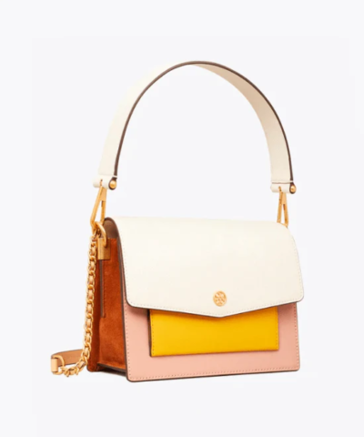 Tory Burch Robinson Colorblock Double Strap Convertible Bag