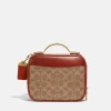 Coach Riley Lunchbox Bag In Colorblock Signature Canvas