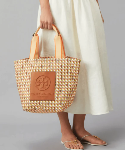 Tory Burch Printed Small Tote Bag