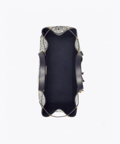 Tory Burch T Monogram Jacquard Tote Bag, Tory Navy