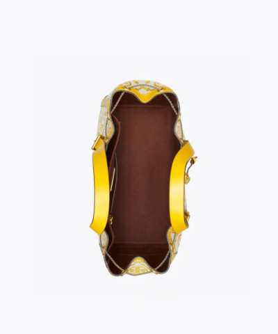 Tory Burch T Monogram Jacquard Small Tote Bag, Goldfinch