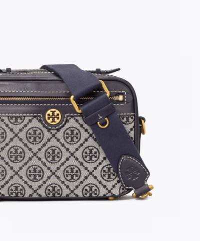 Tory Burch T Monogram Jacquard Camera Bag, Tory Navy
