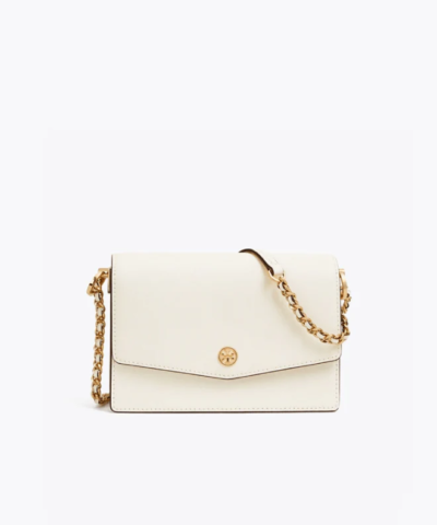 Tory Burch Robinson Convertible Mini Shoulder Bag, Birch