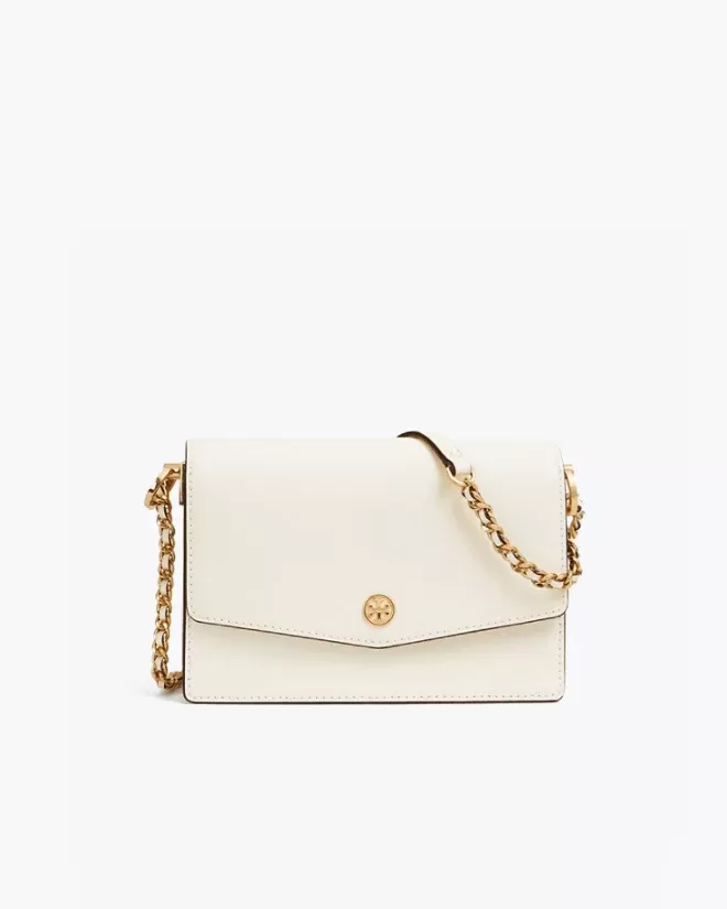 Tory Burch Robinson Convertible Mini Shoulder Bag, Birch