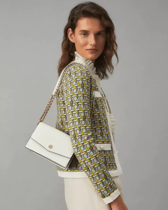 Tory Burch Robinson Convertible Mini Shoulder Bag, Birch