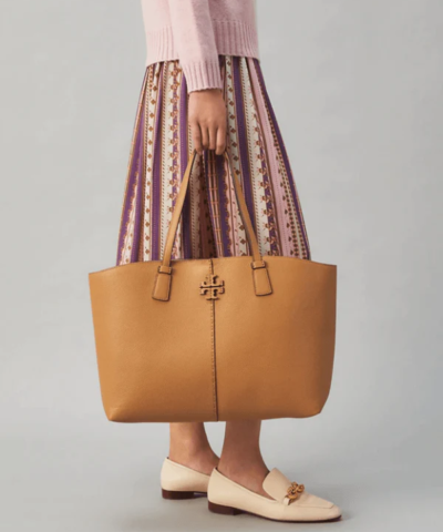 Tory Burch Mcgraw Tote Bag, Tiramisu