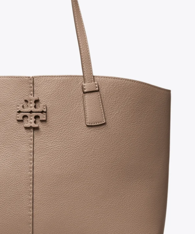 Tory Burch Mcgraw Tote Bag, Silver Maple