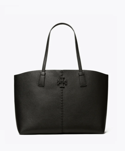 Tory Burch Mcgraw Tote Bag, Black
