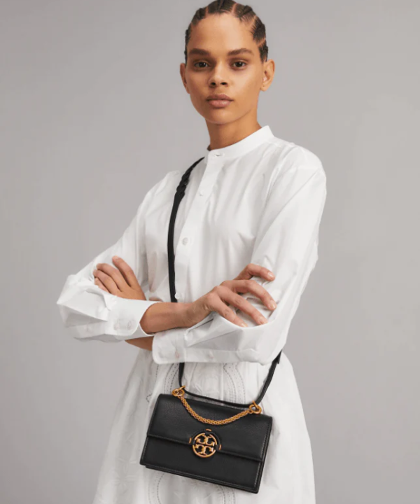 Tory Burch Miller Mini Bag, Black