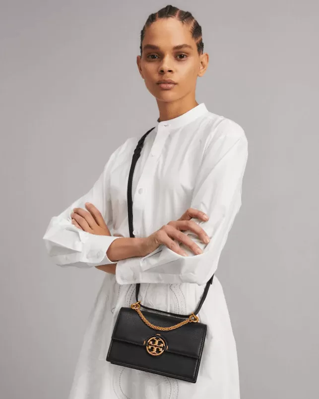 Tory Burch Miller Mini Bag, Black