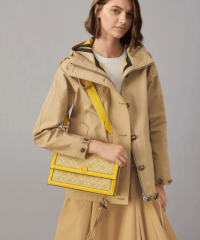 Tory Burch T Monogram Jacquard Shoulder Bag