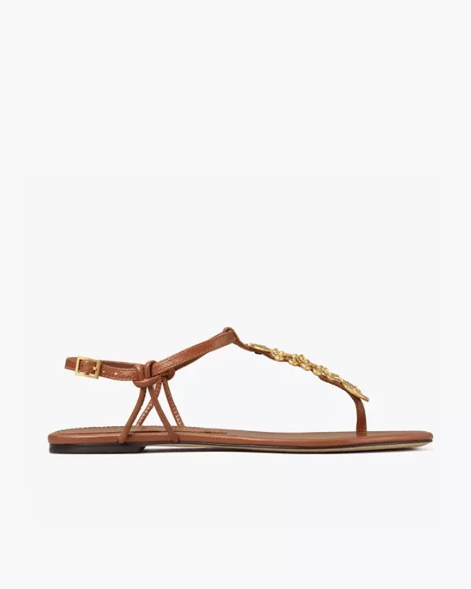 Tory Burch Capri Fish Sandal, Light Pecan