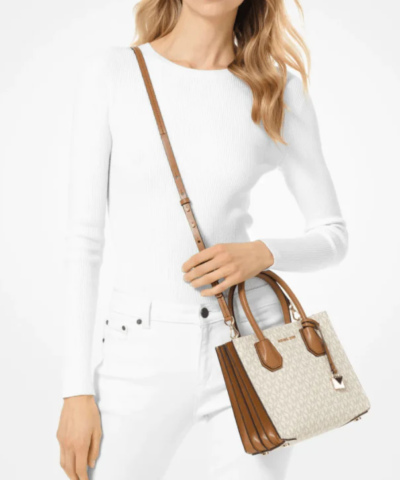 Michael Michael Kors Mercer Medium Logo Accordion Crossbody