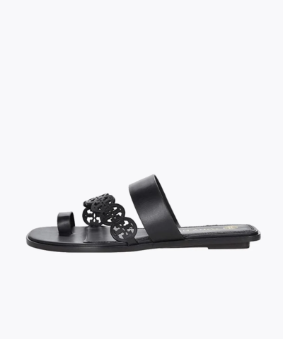 Tory Burch Tiny Miller Toe-Ring Slide, Leather