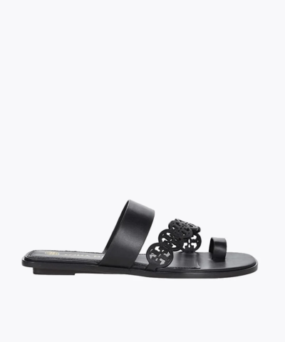 Tory Burch Tiny Miller Toe-Ring Slide, Leather