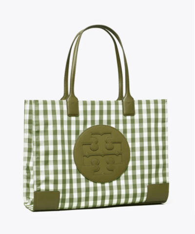 Tory Burch Ella Gingham Tote Bag