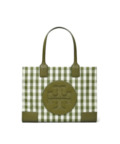 Tory Burch Ella Gingham Mini Tote Bag