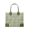 Tory Burch Ella Gingham Mini Tote Bag