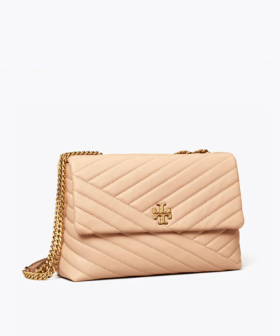 Tory Burch Kira Chevron Convertible Shoulder Bag, Devon Sand