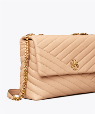 Tory Burch Kira Chevron Convertible Shoulder Bag, Devon Sand