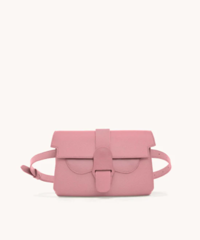 Senreve Aria Leather Belt Bag, Mauve