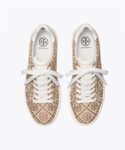 Tory Burch T Monogram Howell Court Sneaker